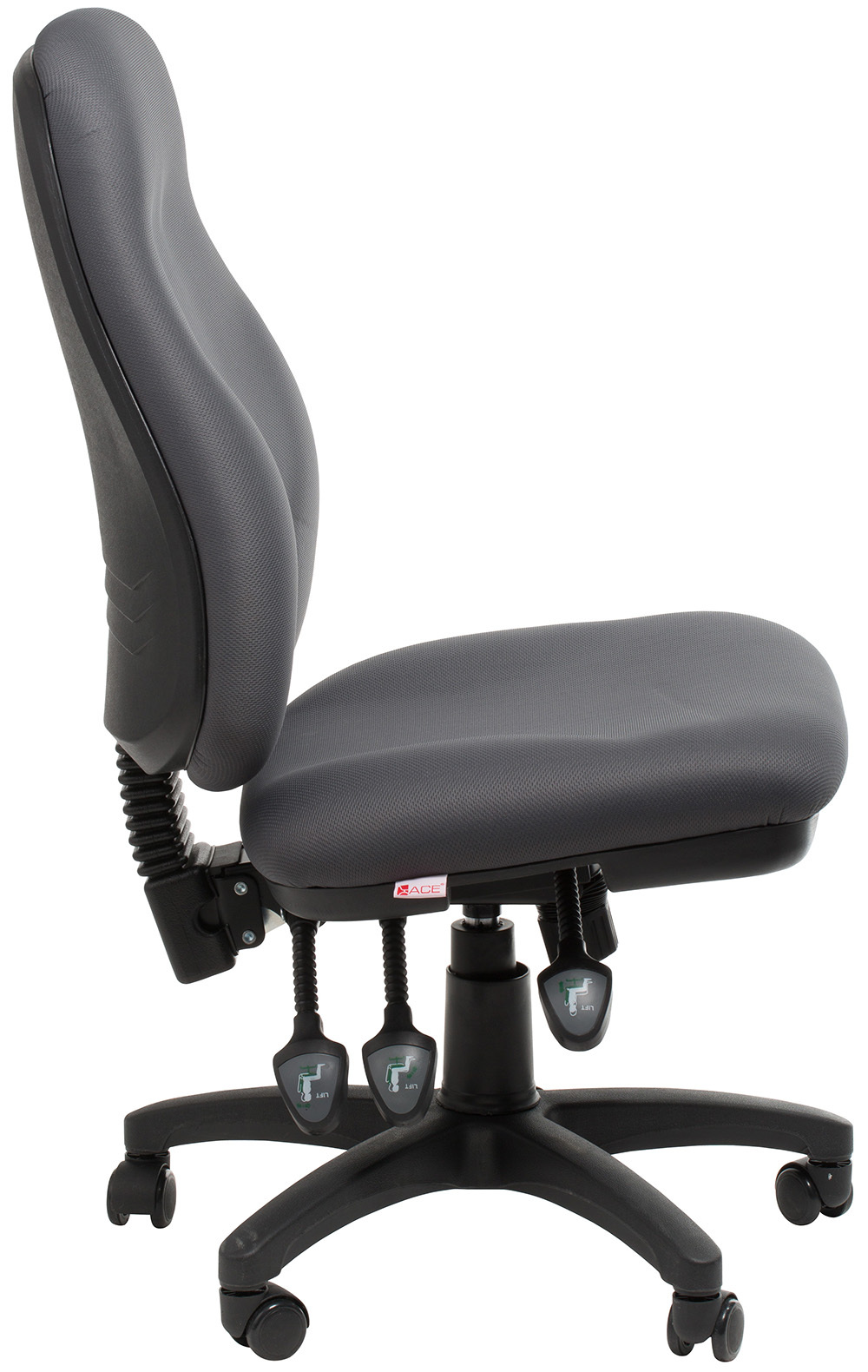 Sydney Black Ergonomic Commercial Office Chair Office Stock