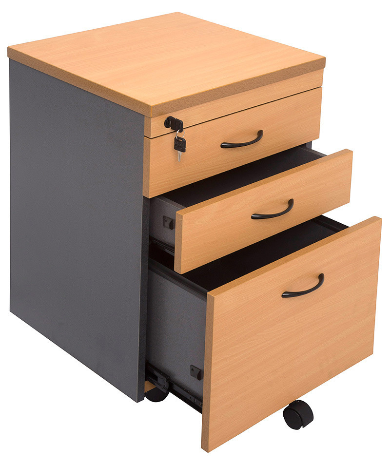 Express Office Desk with Pedestal Drawers Office Stock