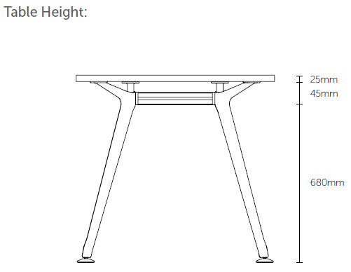 Team Round Meeting Table Office Stock