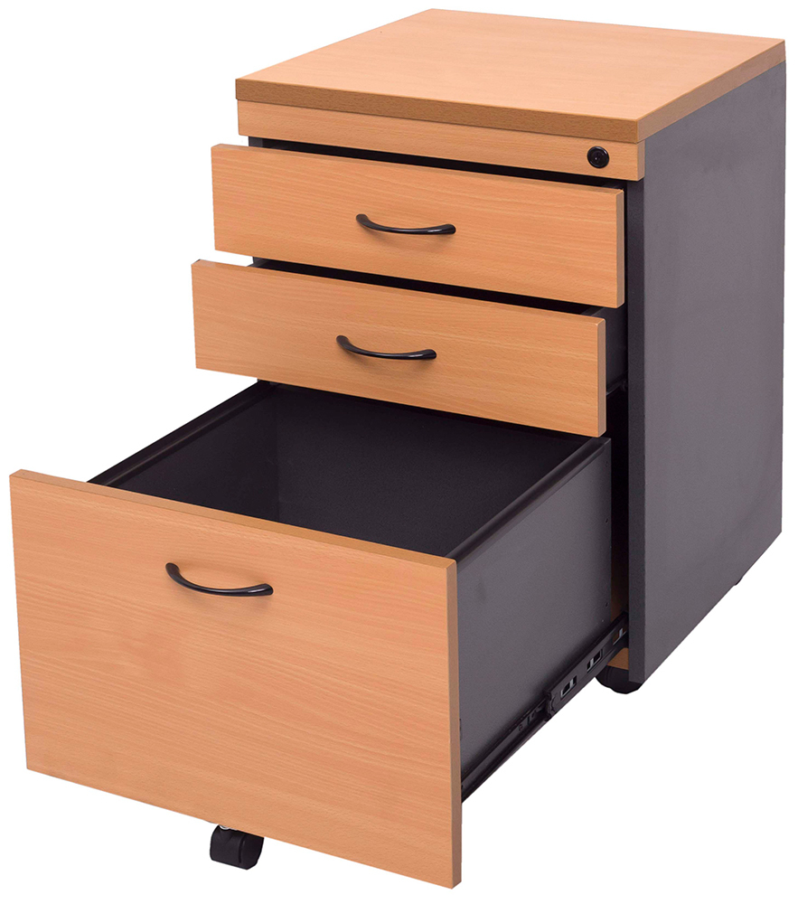 Express 3 Drawer Mobile Pedestal Office Stock
