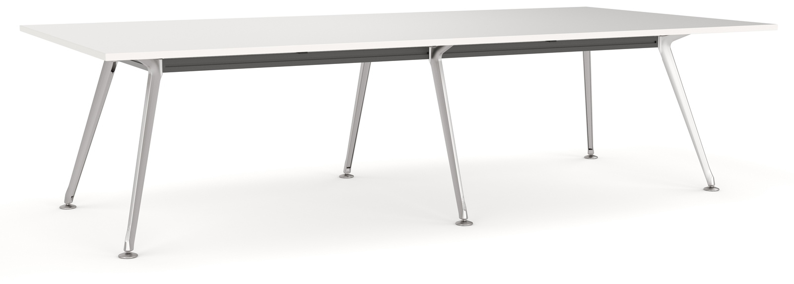 Team White Executive Boardroom Table Office Stock