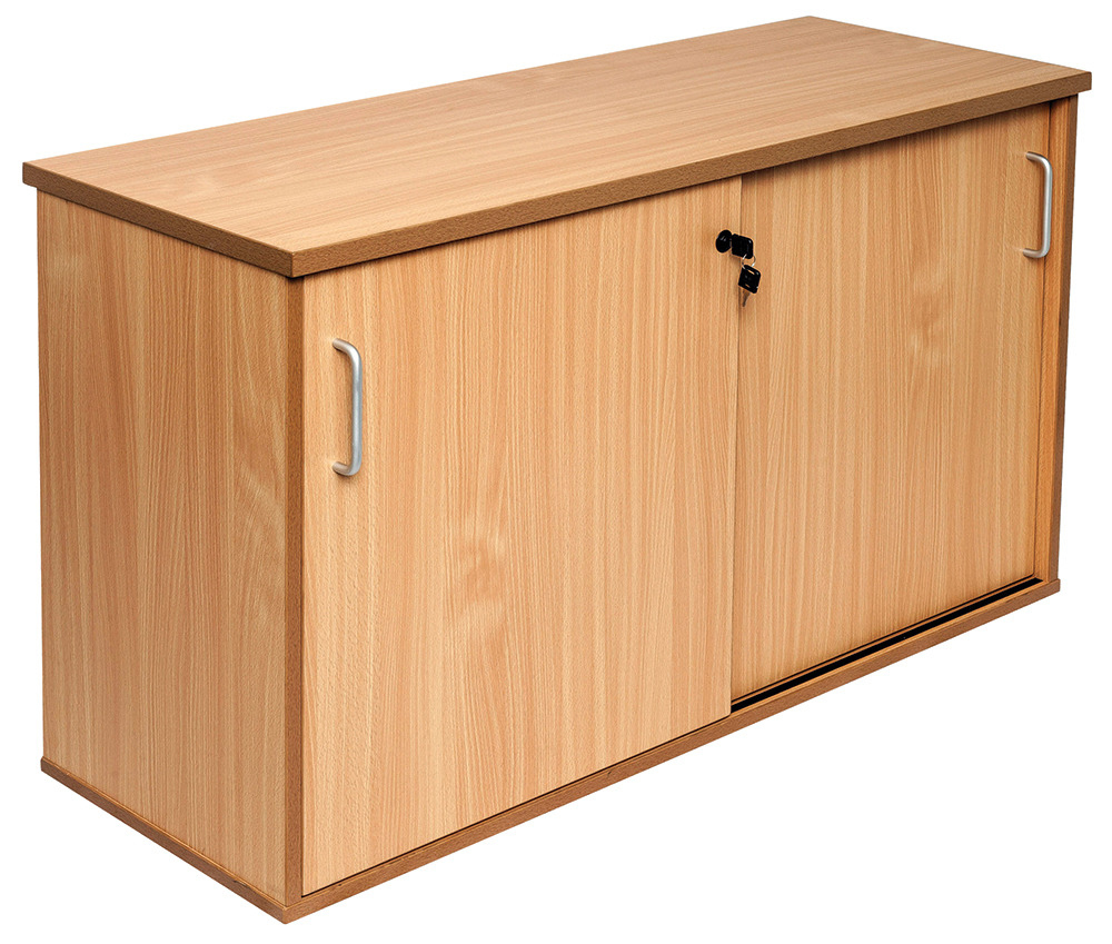 Express Beech Storage Credenza
