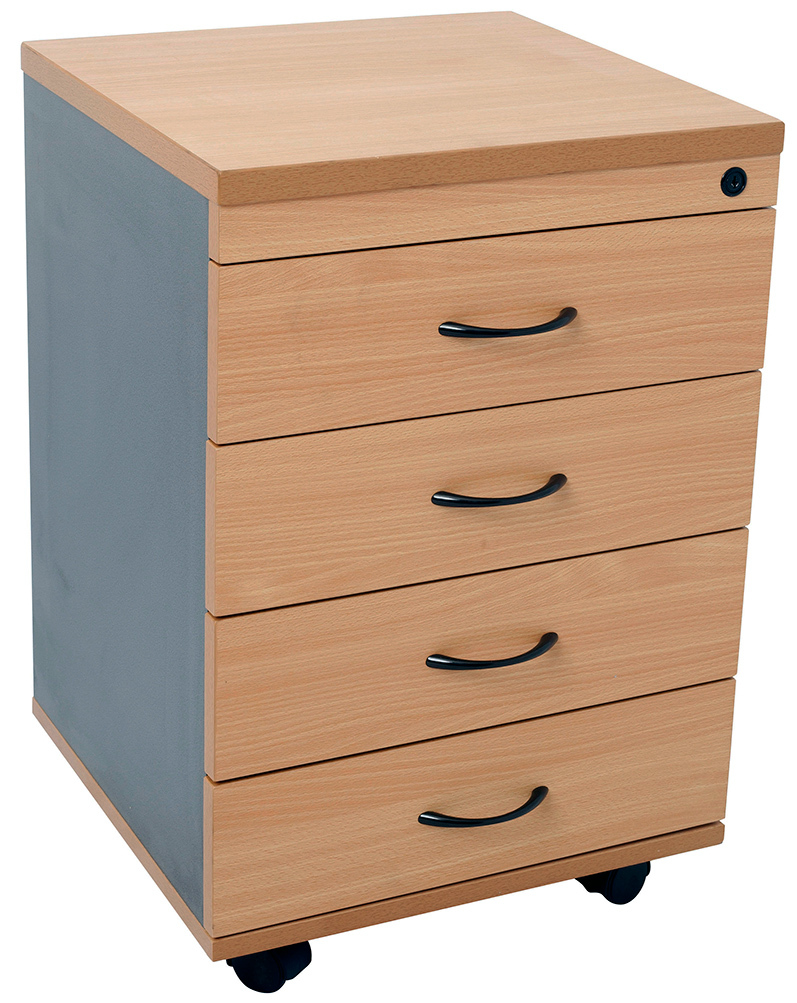 Express 4 Drawer Mobile Pedestal
