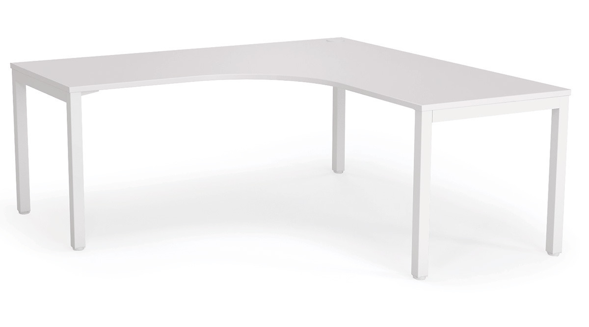 Axis White Corner Home Office Desk Workstation