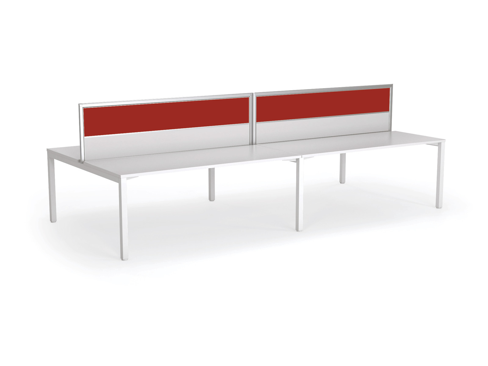 Axis Double Sided 4 Person Workstation
