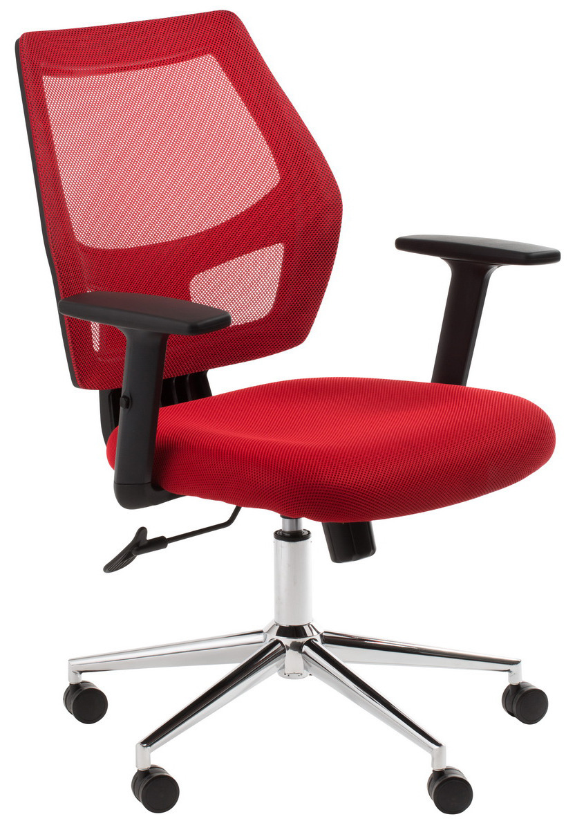 Metro Red Mesh Back Computer Chair Office Stock