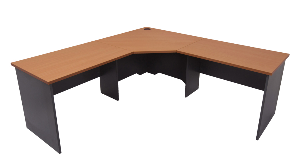 Express Large L Shaped Corner Office Desk Workstation [Colour Cherry