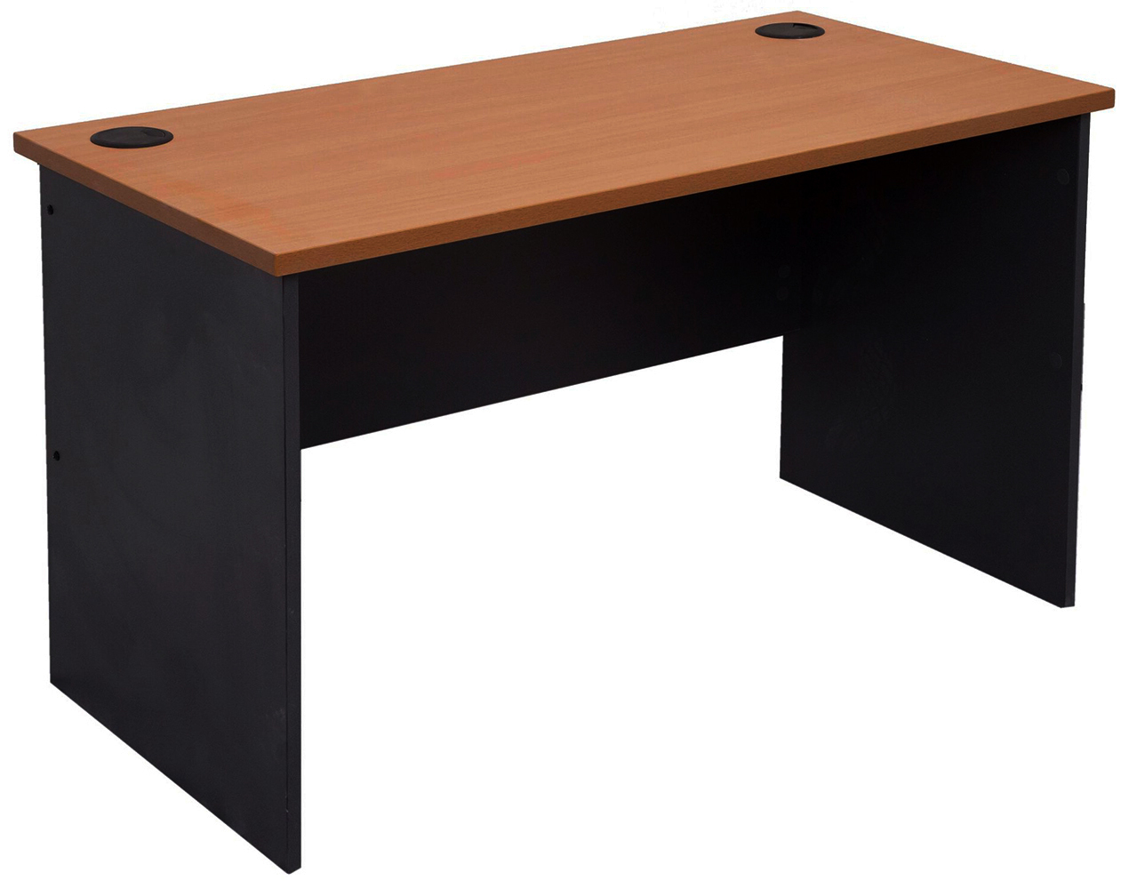 Express Straight Home Office Desk 1200 x 600 Cherry/Ironstone