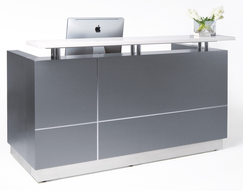 Hugo Modern Reception Desk Counter Office Salon Receptionist | Office Stock