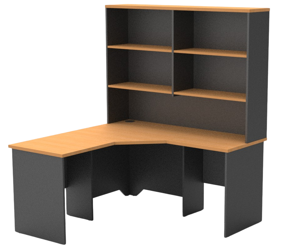 Express Corner Workstation Desk With Hutch Office Stock