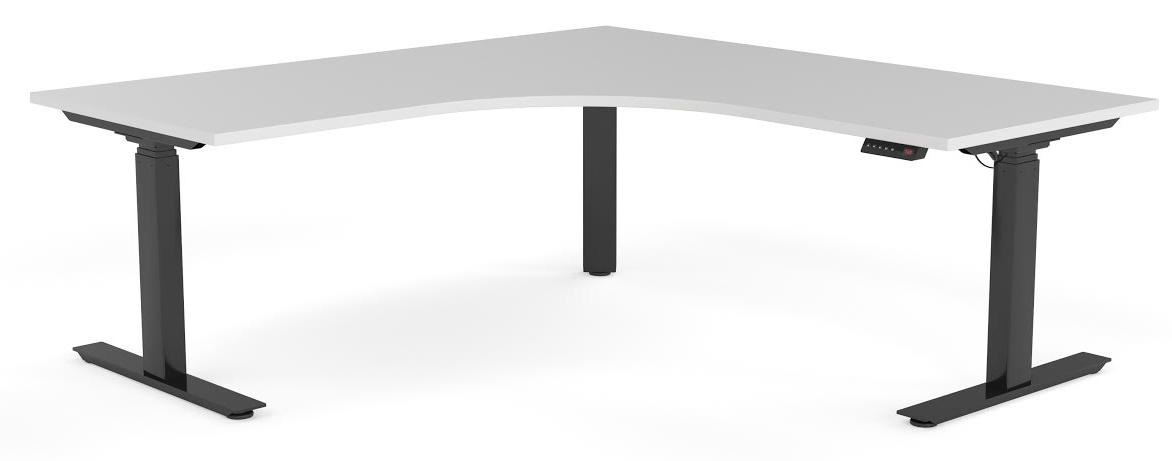 Agile Electric Height Adjustable Standing Desk - Black Frame