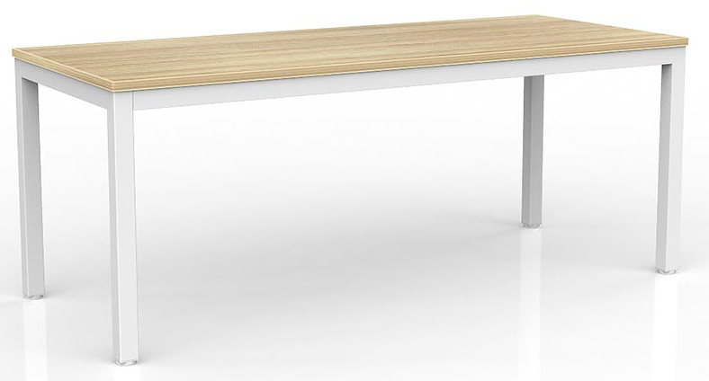 Axis Meeting Training Table White New Oak