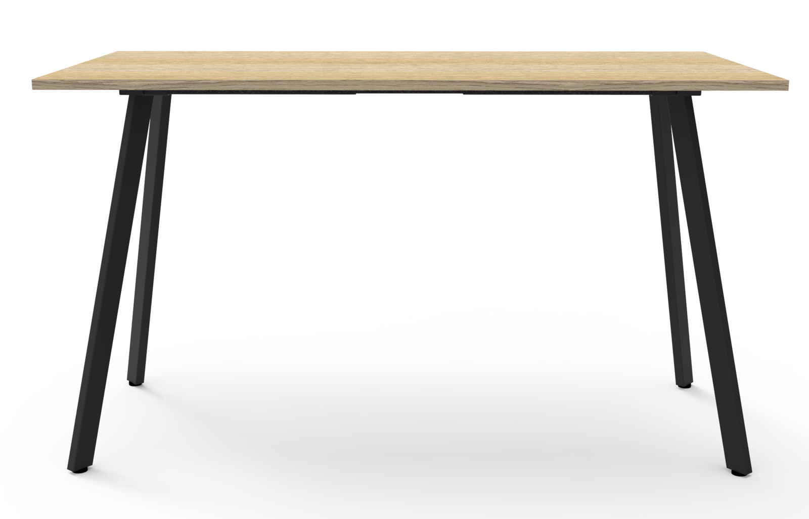 Eternity High Bar Table Black Legs New Oak Top