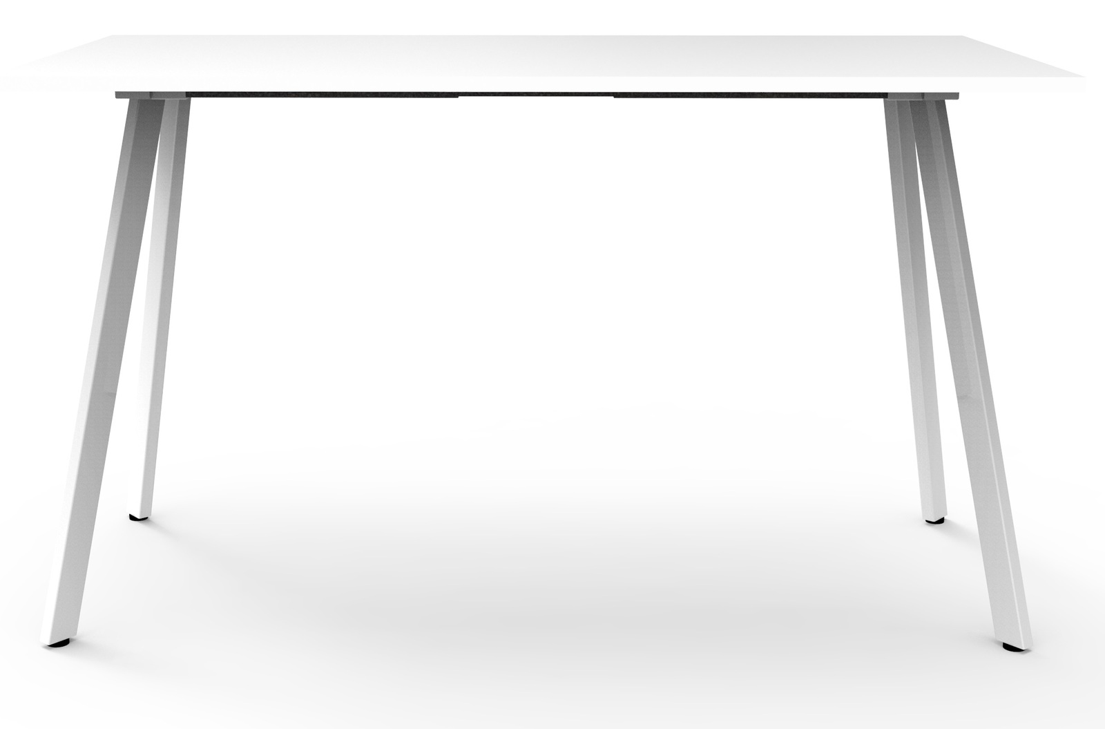 Eternity High Bar Table White Legs White Top