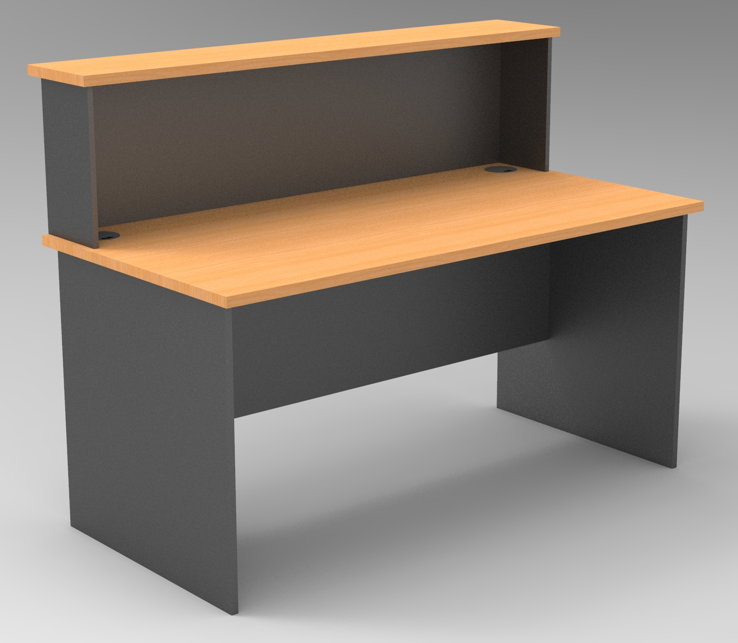 Express Straight Office Reception Desk and Hob