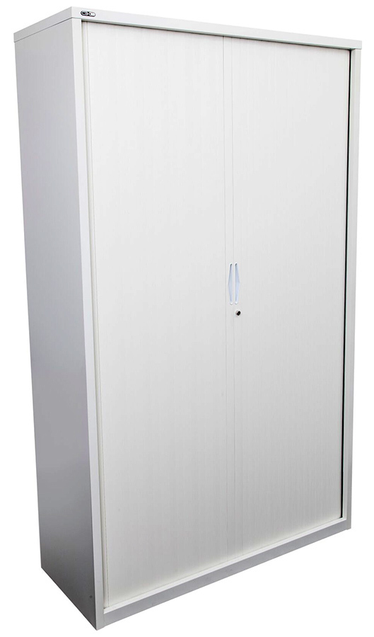 Go White Large Tambour Door Cupboard