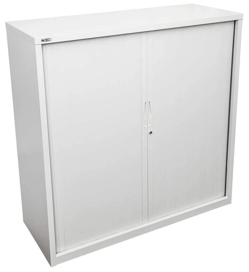 Go White Medium Tambour Door Cupboard