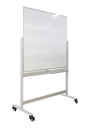 Mobile Magnetic Music Whiteboard
