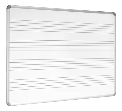 Harmony Pro Dual-Sided Magnetic Music Whiteboard