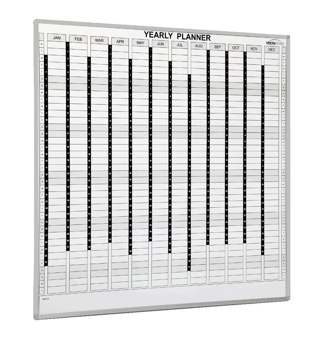 School Yearly Planner Magnetic Whiteboard