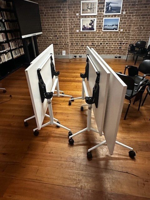 Folding tables supplied for a Sydney language school