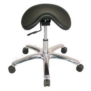 Werk Ex Black Saddle Chair