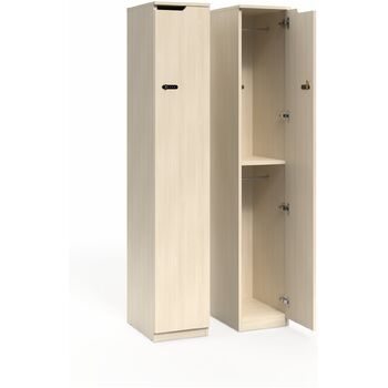 Knox Single-Door Storage Locker – Secure Storage Solution - Nordic Maple