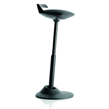 Muvman Black Sit Stand Chair Stool