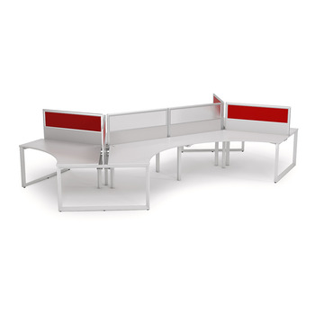 Anvil 6 Pod Workstation with Screens