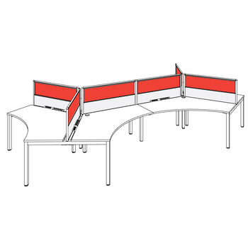 Axis 6 Pod Workstation with Screens