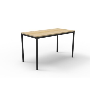 Steel Frame Drafting Height New Oak Office Table - 1500mm x 750mm