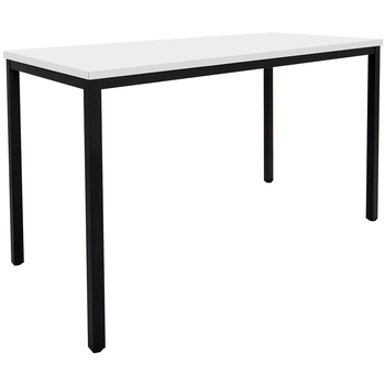 Steel Frame Drafting Height White Office Table - 1800mm x 900mm