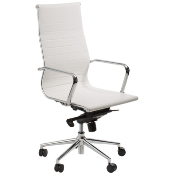 Astoria White High Back Boardroom Chair