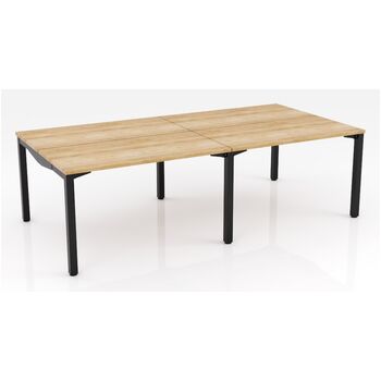 Axis Stretch 4-Person Back-to-Back Workstation