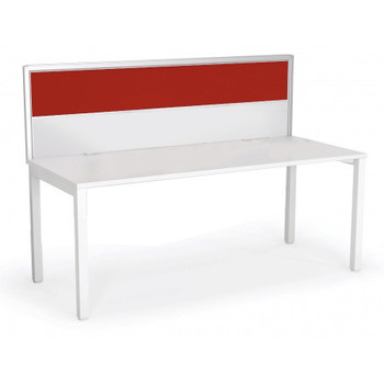 Axis Desk Mounted Screen - 1800 x 525 - Charcoal