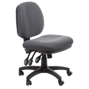 Melbourne Ergonomic Commercial Fabric Office Chair - Grey