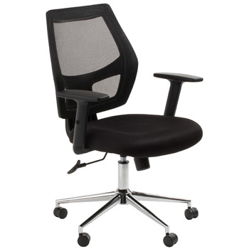 Metro Black Mesh Back Computer Chair