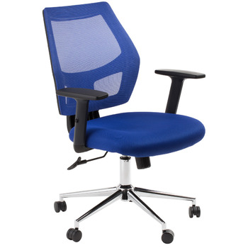 Metro Blue Mesh Back Computer Chair