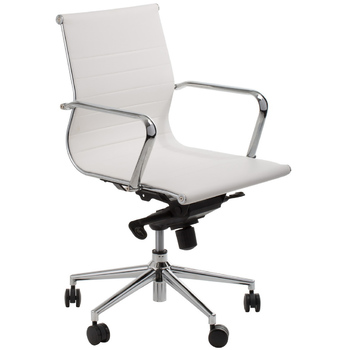 Astoria White Low Back Boardroom Chair