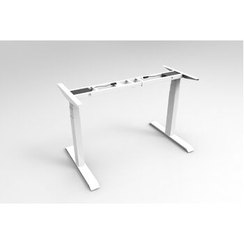 Elevate White Heavy Duty Dual Motor Electric Desk Frame