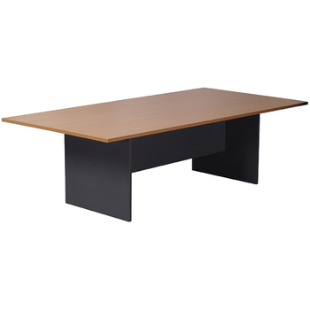 Express Beech Rectangular Boardroom Table - 2400mm