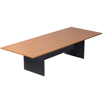 Express Beech Rectangular Boardroom Table - 3200mm