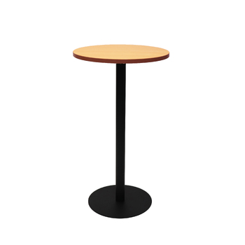 Circular Dry Bar Table with flat Disc Base