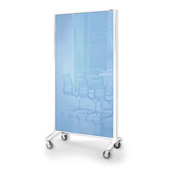 Communicate Magnetic Glassboard Room Divider