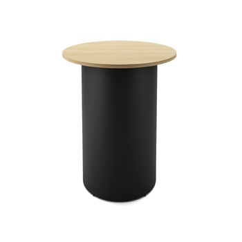 Drum Base Round High Bar Table