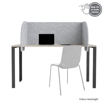 SANA Serenity Arc Acoustic Desk Surround - 940 x 540 x 480mm