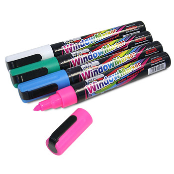 Fluro Marker 4 Pack for Glassboards