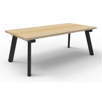 1200X600 Eternity Coffee Table - Natural Oak/Black