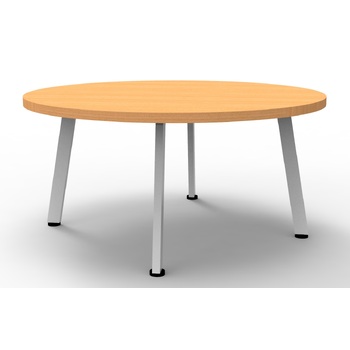 900MM DIA Eternity Coffee Table - Beech/White Satin