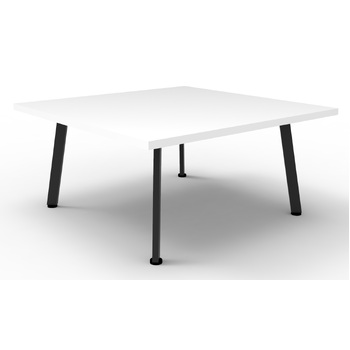900X900 Eternity Coffee Table - Natural White/Black
